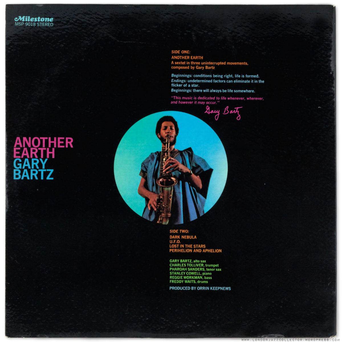 Gary Bartz 50-Year Anniversary of Another Earth ft. Pharoah Sanders and ...