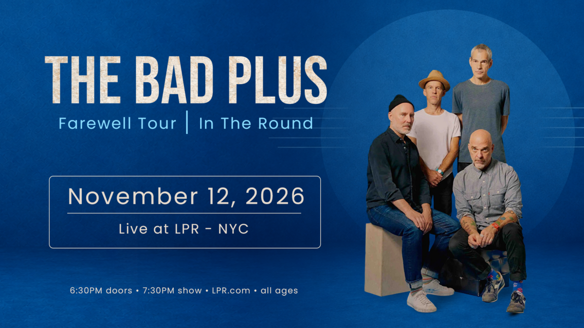 The Bad Plus Farewell Tour artwork from Le Poisson Rouge